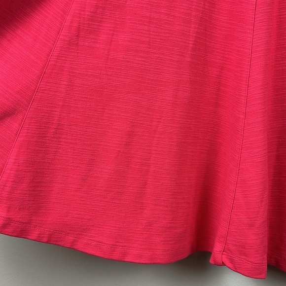 Free People Floral Garden Embroidered Sleeve A Line Dress Large Pink Raspberry - Picture 11 of 13